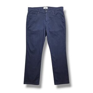 Paige Normandie Pants Mens 34 x 29 Navy Cadet Blue Chino Straight Leg